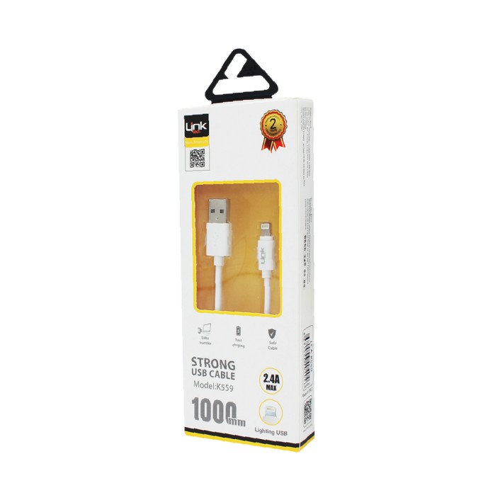 Linktech K559 Lightning iPhone Şarj ve Data Kablosu