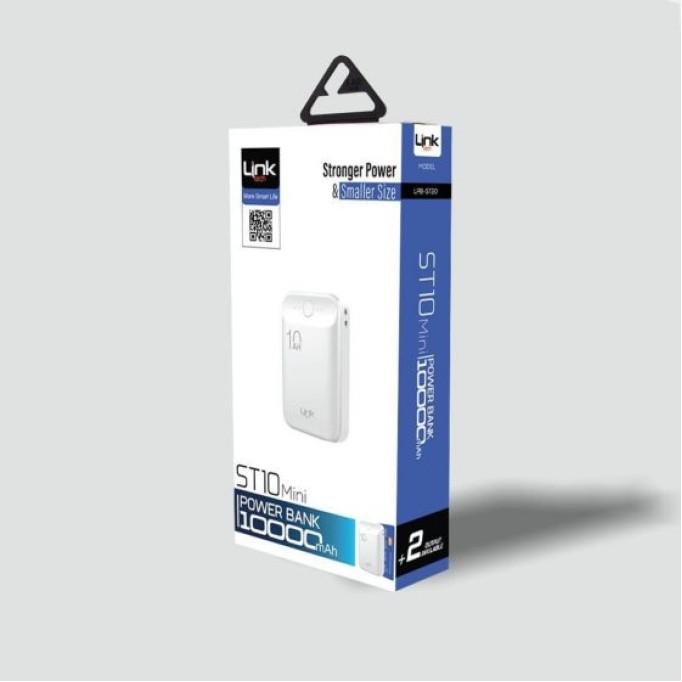 Linktech ST10 Mini 10000 mAh Powerbank Siyah Linktech ST10 Mini 10000 mAh Powerbank Siyah