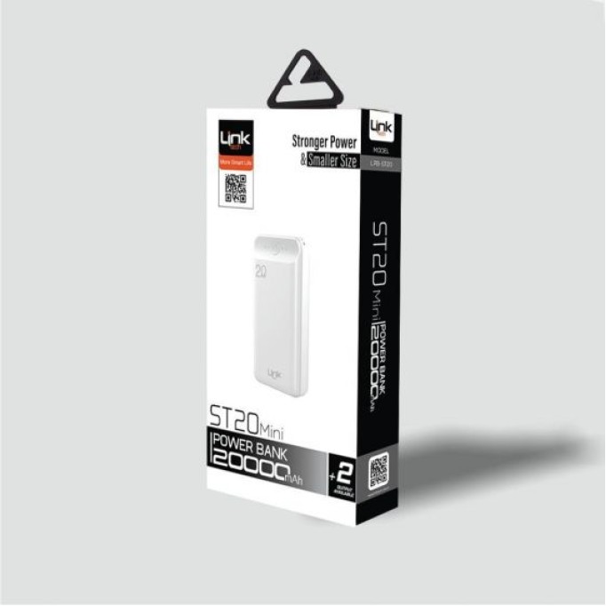 LinkTech ST20 Mini 20000 mAh Powerbank Siyah