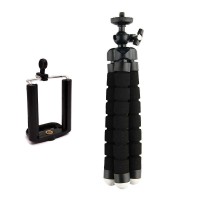 Mini Ahtapot Kauçuk Tripod Telefon Tutucu