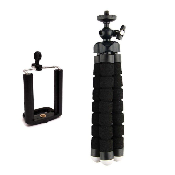Mini Ahtapot Kauçuk Tripod Telefon Tutucu