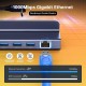 Novoo P6SDK Pro Steam Deck için 4K 60Hz HDMI 2.0 RJ45 Ethernet 3*USB-A PD 100W Çoklayıcı Stant