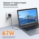 Novoo RG67 SuperVooc 67W GaN USB Type-C PD Hızlı Şarj Cihazı ve Şarj Kablosu