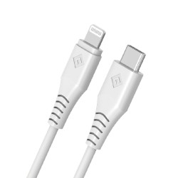 Novoo Type-C iPhone Lightning Hızlı Şarj Kablosu Beyaz - 1.8 Metre