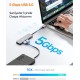 Novoo Type-C to 2*USB-A 3.0 4K HDMI TF SD Kart Okuyucu Dönüştürücü HUB