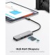 Novoo Type-C to 2*USB-A 3.0 4K HDMI TF SD Kart Okuyucu Dönüştürücü HUB