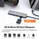 Novoo Type-C to 3*USB-A 3.1 4K HDMI TF SD Kart Okuyucu Dönüştürücü Adaptör