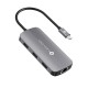 Novoo Type-C to 4*USB-A RJ45 Ethernet 4K HDMI PD 100W Dönüştürücü Adaptör