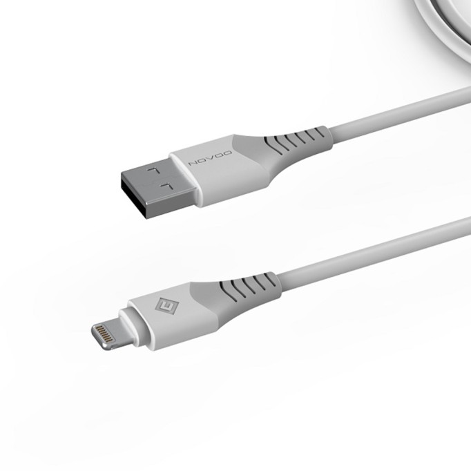 Novoo USB to MFI Lightning iPhone Hızlı Şarj Kablosu - 1.8 Metre