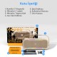 NowGo C1 100W Taşınabilir RGB IPX4 Bluetooth Hoparlör Mikrofonlu Karaoke Sistemi Bej