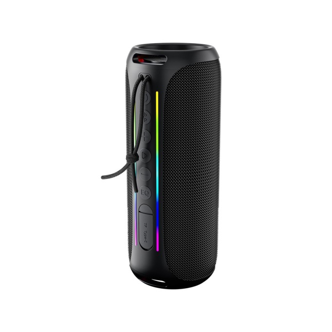 NowGo F6 20W RGB Speaker Su Geçirmez Taşınabilir Kablosuz Bluetooth Hoparlör Siyah