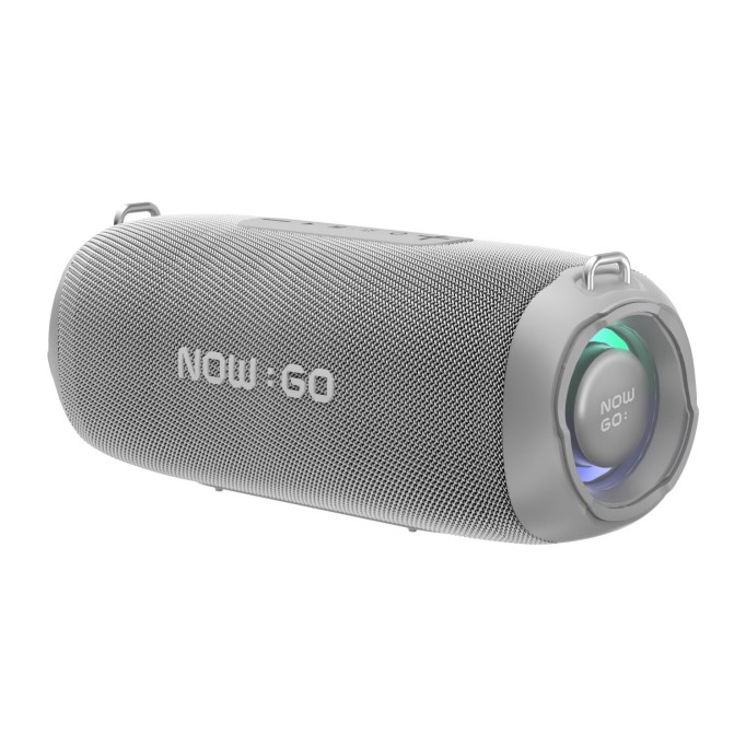 NowGo F8 40W RGB Speaker Su Geçirmez Taşınabilir Kablosuz Bluetooth Hoparlör Gri