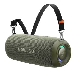 Yeşil NowGo F8 40W RGB Speaker Su Geçirmez Taşınabilir Kablosuz Bluetooth Hoparlör Yeşil