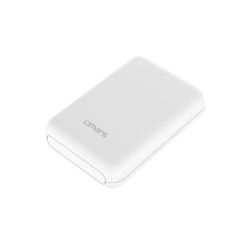 10000 mAh Omars 10000 mAh PD 20W Mini Powerbank Çift Çıkışlı Type-C & USB-A Beyaz