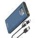 Omars 10000 mAh 18W USB ve Type-C PD Çıkışlı Powerbank Mavi
