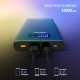 Omars 10000 mAh 18W USB ve Type-C PD Çıkışlı Powerbank Mavi
