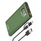 Omars 10000 mAh 18W USB ve Type-C PD Çıkışlı Powerbank Yeşil