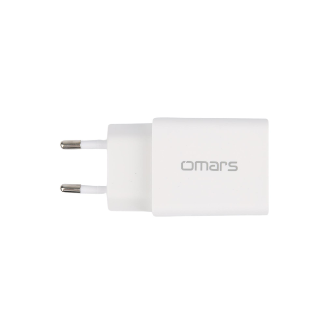 Omars 20W PD Çift Portlu USB-C & USB-A Hızlı Şarj Cihazı