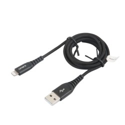 Omars MFI Lightning iPhone Hızlı Şarj ve Data Kablosu 1 Metre Siyah Omars MFI Lightning iPhone Hızlı Şarj ve Data Kablosu 1 Metre Siyah