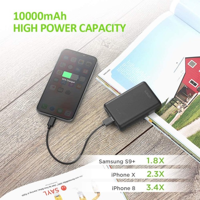 Omars Mini Pro Type-C ve Çift USB Çıkışlı 10000 mAh Powerbank