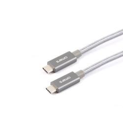 Omars Type-C 3.1 5Gbps 3A Şarj ve Data Kablosu Gri - 1.5 Metre Omars Type-C 3.1 5Gbps 3A Şarj ve Data Kablosu Gri - 1.5 Metre