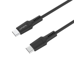 Omars Type-C 3A Hızlı Şarj ve Data Kablosu Siyah Omars Type-C 3A Hızlı Şarj ve Data Kablosu Siyah