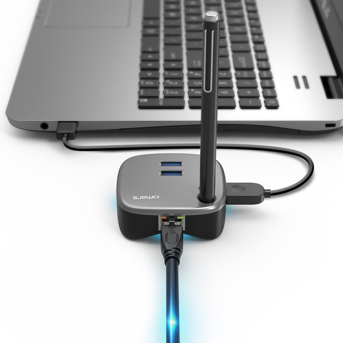 Omars Type-C USB 3.0 HUB Kart Okuyucu Gigabit Ethernet Dönüştürücü Omars Type-C USB 3.0 HUB Kart Okuyucu Gigabit Ethernet Dönüştürücü