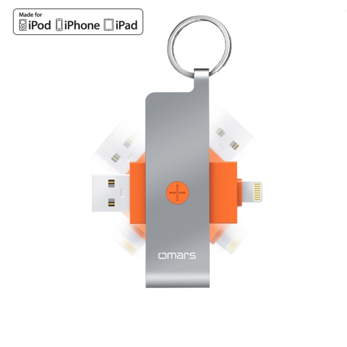 Omars USB 3.0 ve Lightning Micro SD Kart Okuyucu
