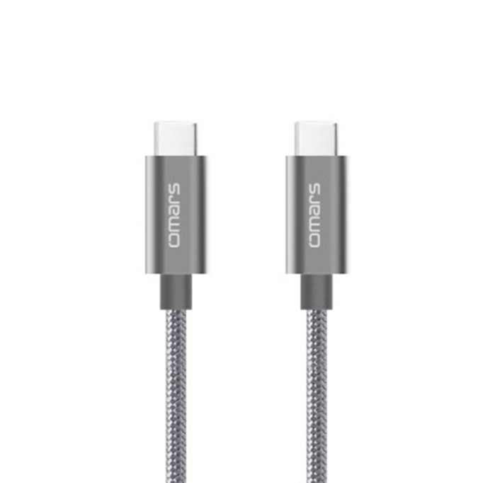Omars USB Type-C 3.1 Gen 2 10Gbps 5A Şarj ve Data Kablosu - 1 Metre