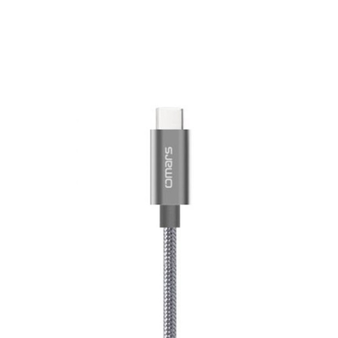 Omars USB Type-C 3.1 Gen 2 10Gbps 5A Şarj ve Data Kablosu - 1 Metre