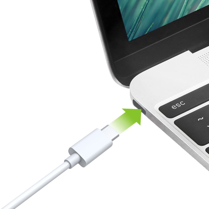 Omars USB Type-C 3A Şarj ve Data Kablosu - Beyaz