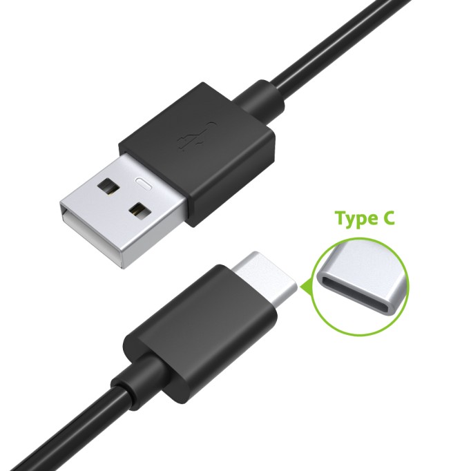 Omars USB Type-C 3A Şarj ve Data Kablosu - Siyah