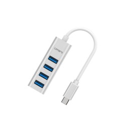 Omars USB Type-C 5 Gbps 4 Portlu USB 3.0 Hub Çoklayıcı Omars USB Type-C 5 Gbps 4 Portlu USB 3.0 Hub Çoklayıcı