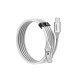 Orico 100W 5A PD Type-C to Type-C Hızlı Şarj ve Data Kablosu 1 Metre Beyaz