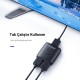 Orico 2 Giriş 1 Çıkış / 1 Giriş 2 Çıkış Çift Yönlü HDMI 2.0 4K@60Hz Switch Splitter Ayırıcı