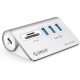 Orico 3 Portlu USB 3.2 Gen1 Micro SD TF SD Kart Okuyuculu Çoklayıcı HUB