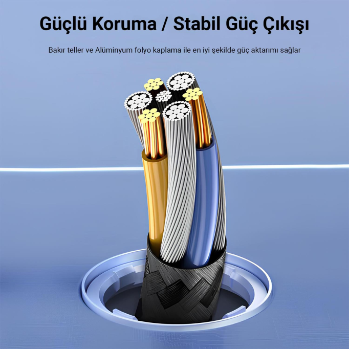 Orico 3A USB-A to Type-C Hızlı Şarj ve Data Kablosu 1 Metre