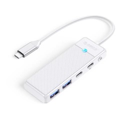 Orico 4 Portlu Type-C to USB 3.0 / Type-C PD 100W Yüksek Hızlı 5Gbps HUB Çoklayıcı Beyaz Orico 4 Portlu Type-C to USB 3.0 / Type-C PD 100W Yüksek Hızlı 5Gbps HUB Çoklayıcı Beyaz
