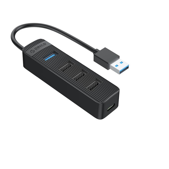 Orico 4 Portlu USB 3.0 / 2.0 USB-A Çoklayıcı Hub Siyah