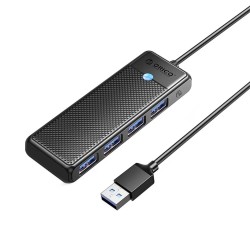 Orico 4 Portlu USB 3.0 Yüksek hızlı 5Gbps HUB Çoklayıcı Siyah Orico 4 Portlu USB 3.0 Yüksek hızlı 5Gbps HUB Çoklayıcı Siyah
