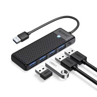 Orico 4 Portlu USB 3.0 Yüksek hızlı 5Gbps HUB Çoklayıcı Siyah