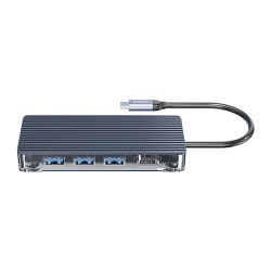 Orico 6 Portlu USB 3.0 HDMI 4K@30Hz TF/SD Kart Okuyucu Çoklayıcı HUB Gri Orico 6 Portlu USB 3.0 HDMI 4K@30Hz TF/SD Kart Okuyucu Çoklayıcı HUB Gri