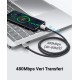 Orico 60W 3A PD Type-C to Type-C Hızlı Şarj ve Data Kablosu 1.5 Metre
