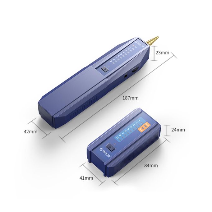 Orico Dijital Sinyalli Kablo Bulucu CAT 5/6/7/8 Uyumlu RJ11 RJ45 Ethernet Test Cihazı