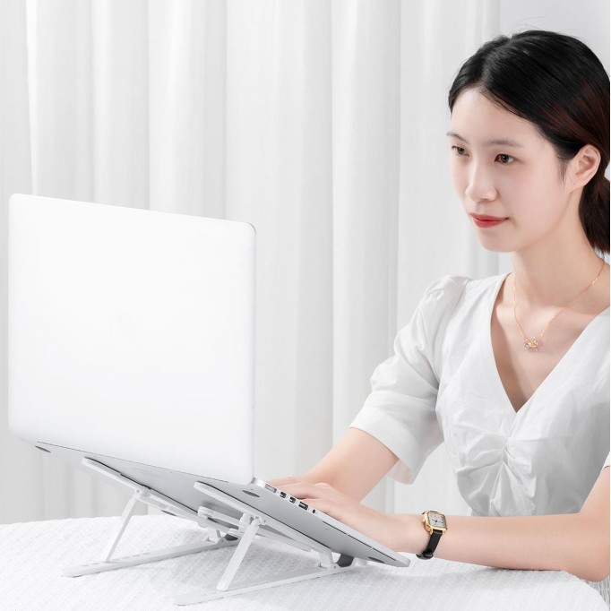 Orico Katlanabilir 7 Kademeli Notebook Laptop Standı Beyaz