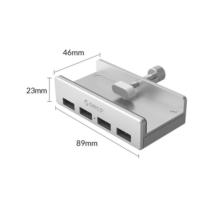 Orico Kenar Kelepçeli USB 3.0 4 Portlu HUB Çoklayıcı