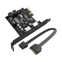 Orico PCI Express 1x 2 Portlu USB 3.0 Çoklayıcı Kart Orico PCI Express 1x 2 Portlu USB 3.0 Çoklayıcı Kart