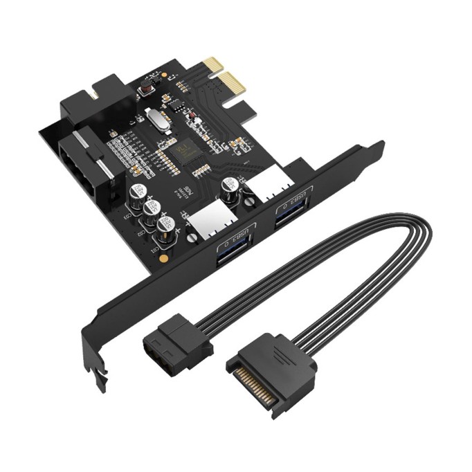 Orico PCI Express 1x 2 Portlu USB 3.0 Çoklayıcı Kart