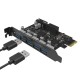 Orico PCI Express 1x 5 Portlu USB 3.0 Çoklayıcı Kart