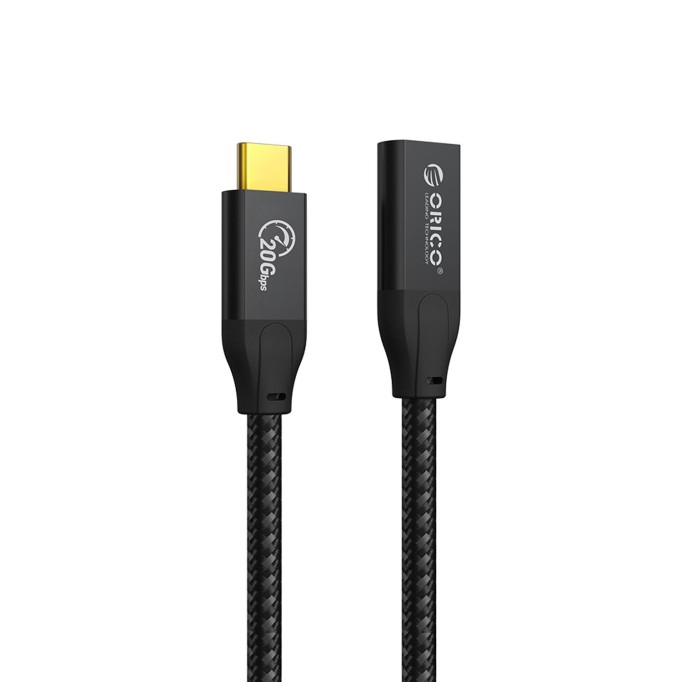 Orico PD100W 5A 20Gbps USB-C 3.2 Gen2*2 4K@60Hz Örgülü Uzatma Kablosu 1 Metre